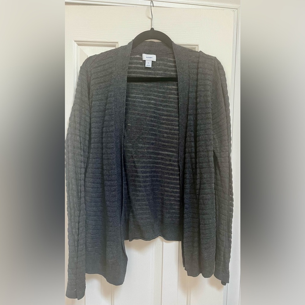 Old navy  Gray Open-Front cardigan